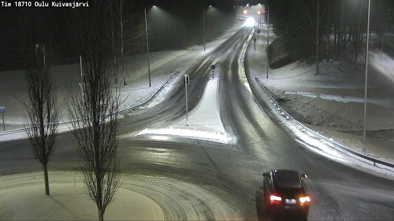 Weather Camera Image road 18710 Oulu Kuivasjärvi, Oulu, Pohjois-Pohjanmaa
