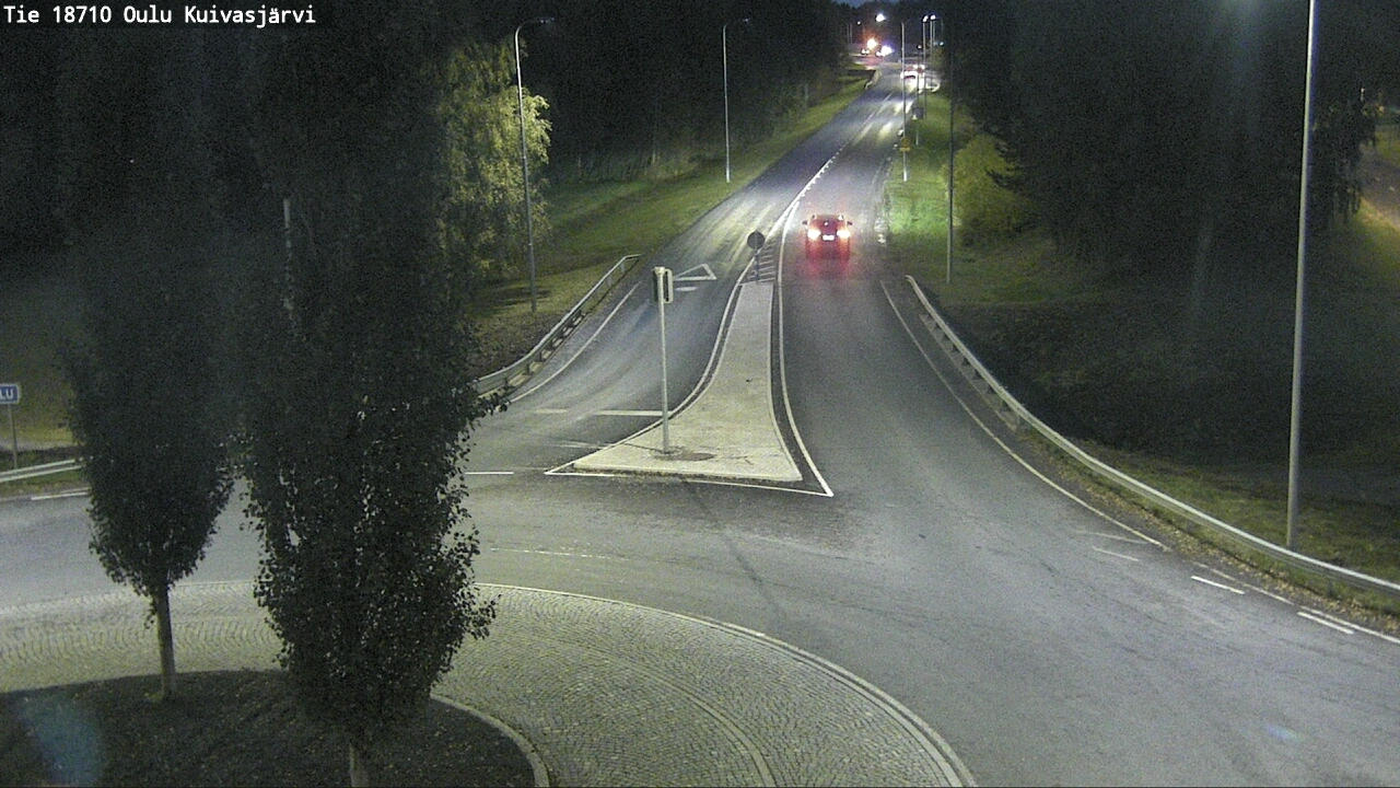 Weather Camera Image väg 18710 Oulu Kuivasjärvi, Oulu, Pohjois-Pohjanmaa