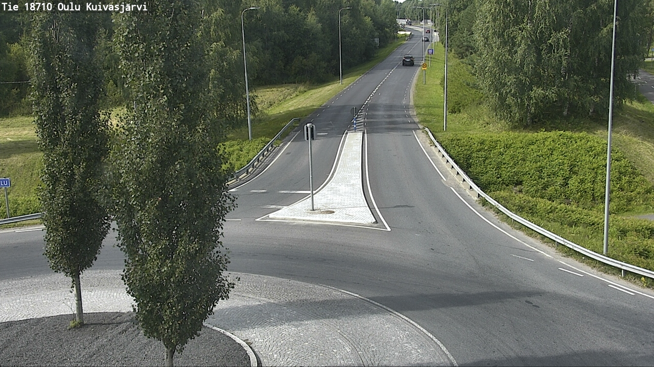 Weather Camera Image road 18710 Oulu Kuivasjärvi, Oulu, Pohjois-Pohjanmaa