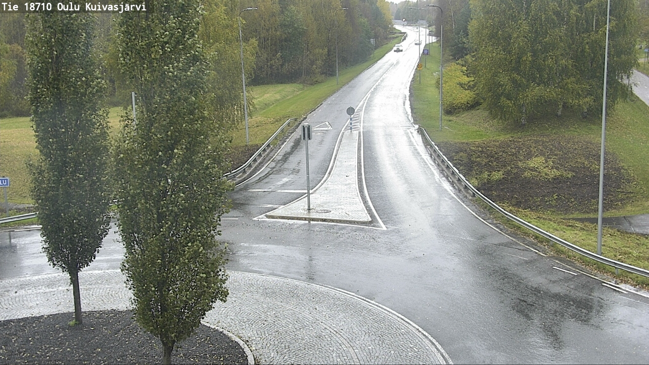 Weather Camera Image väg 18710 Oulu Kuivasjärvi, Oulu, Pohjois-Pohjanmaa