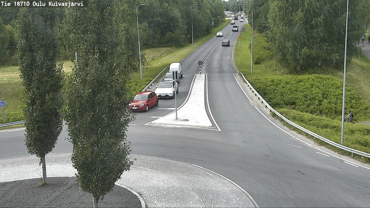 Weather Camera Image road 18710 Oulu Kuivasjärvi, Oulu, Pohjois-Pohjanmaa