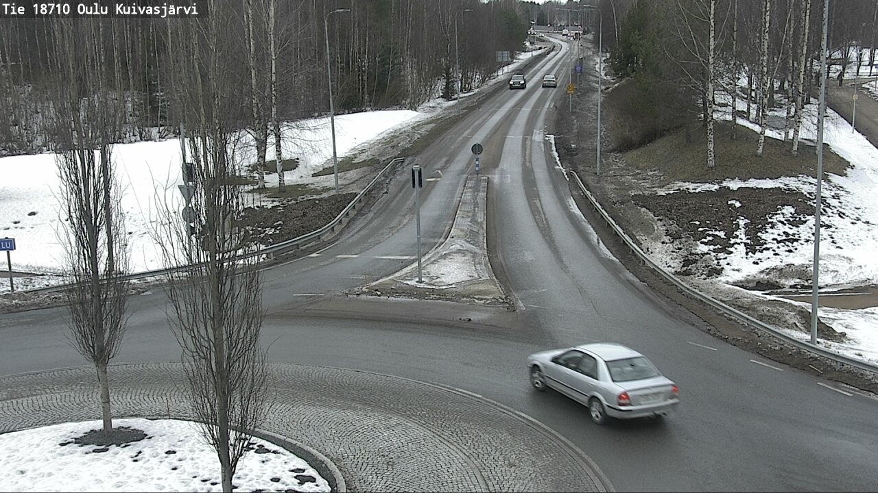 Weather Camera Image road 18710 Oulu Kuivasjärvi, Oulu, Pohjois-Pohjanmaa
