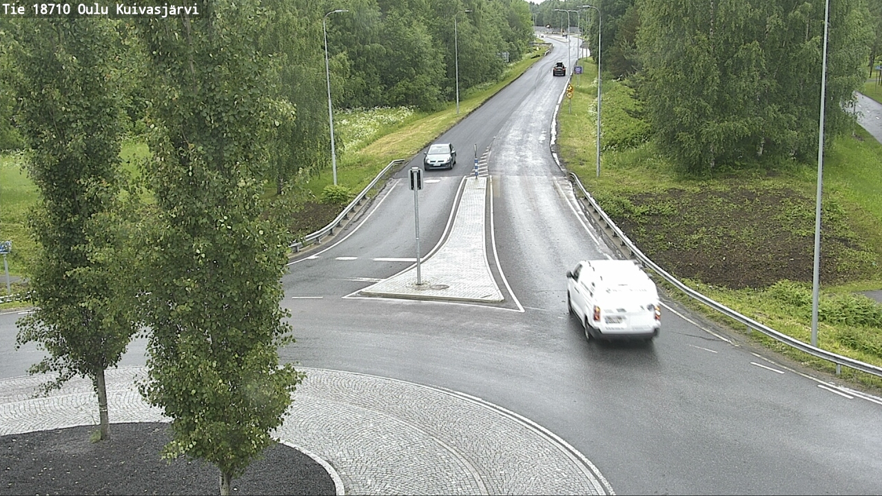 Weather Camera Image väg 18710 Oulu Kuivasjärvi, Oulu, Pohjois-Pohjanmaa