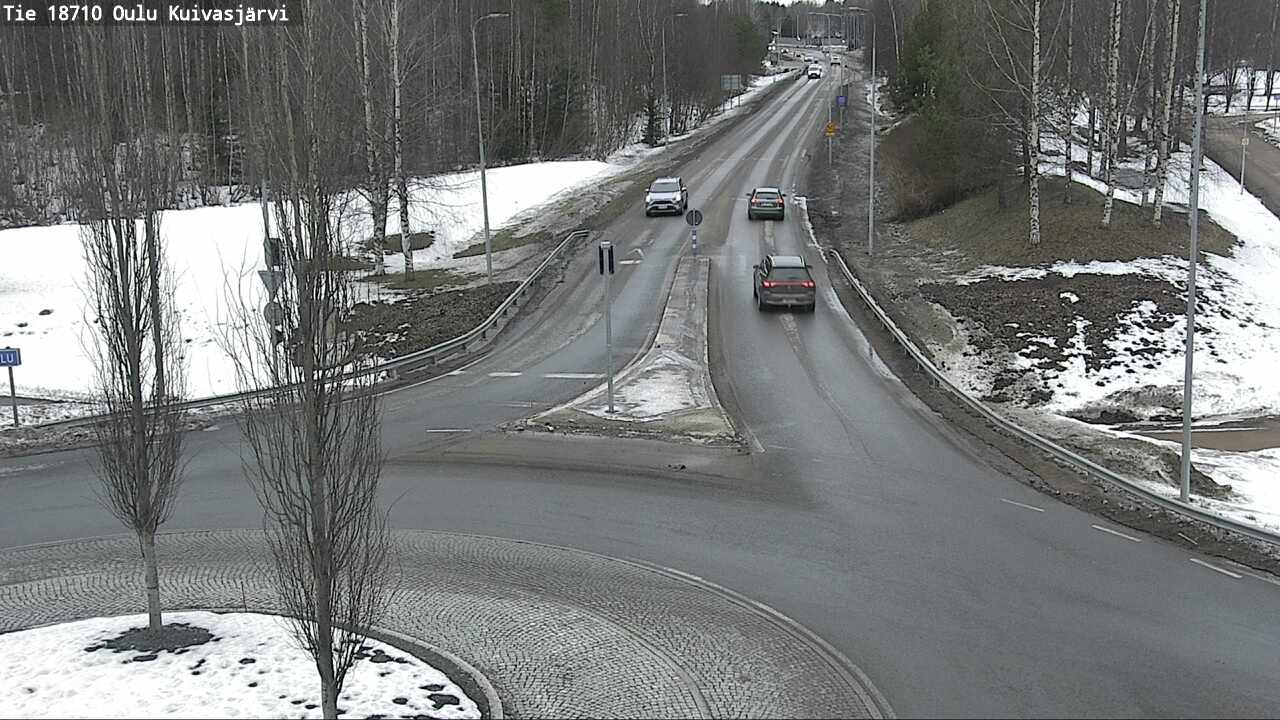 Weather Camera Image road 18710 Oulu Kuivasjärvi, Oulu, Pohjois-Pohjanmaa