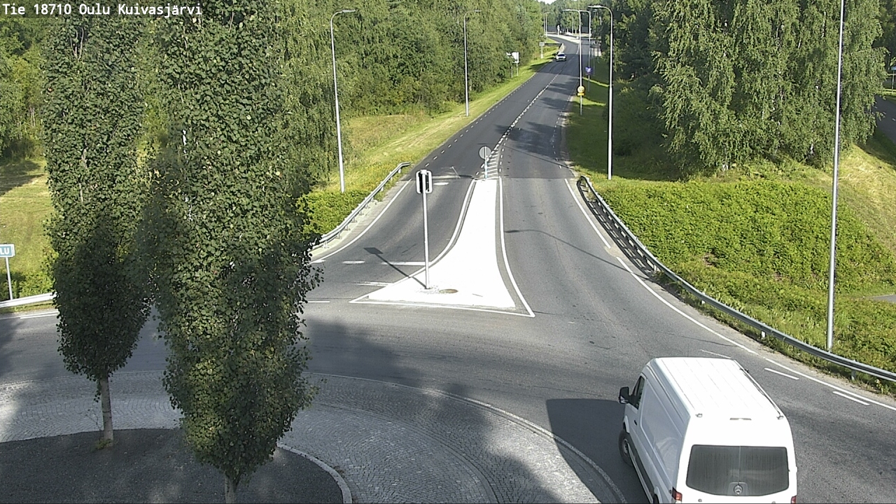 Weather Camera Image väg 18710 Oulu Kuivasjärvi, Oulu, Pohjois-Pohjanmaa
