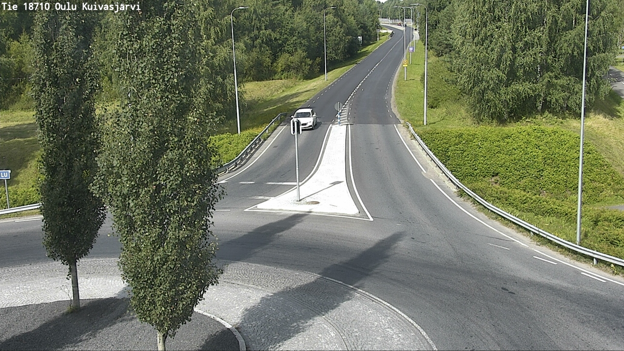 Weather Camera Image väg 18710 Oulu Kuivasjärvi, Oulu, Pohjois-Pohjanmaa