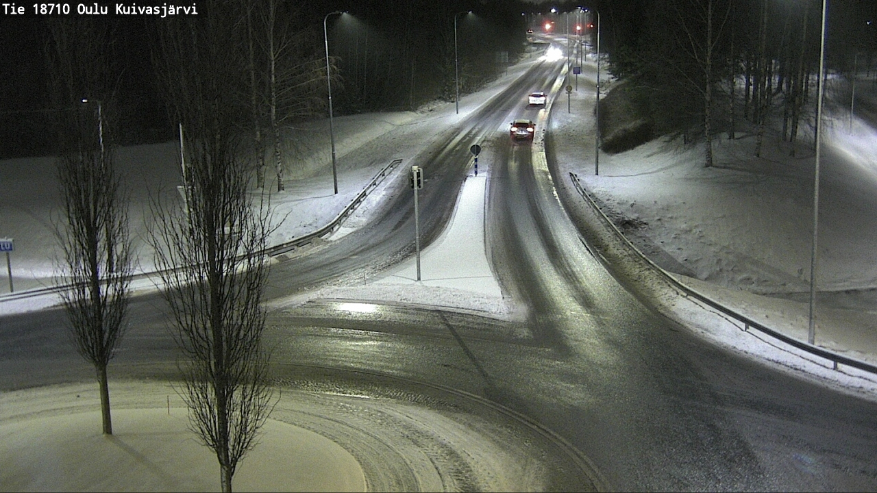 Weather Camera Image road 18710 Oulu Kuivasjärvi, Oulu, Pohjois-Pohjanmaa