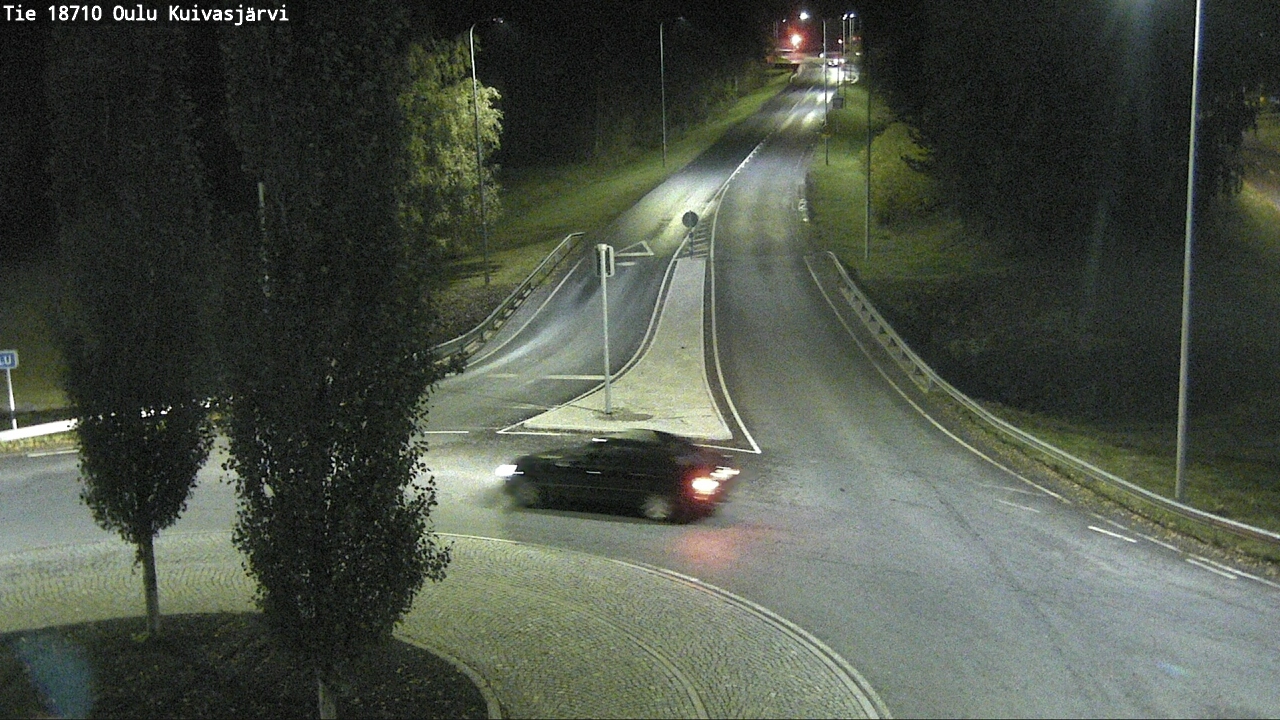 Weather Camera Image väg 18710 Oulu Kuivasjärvi, Oulu, Pohjois-Pohjanmaa