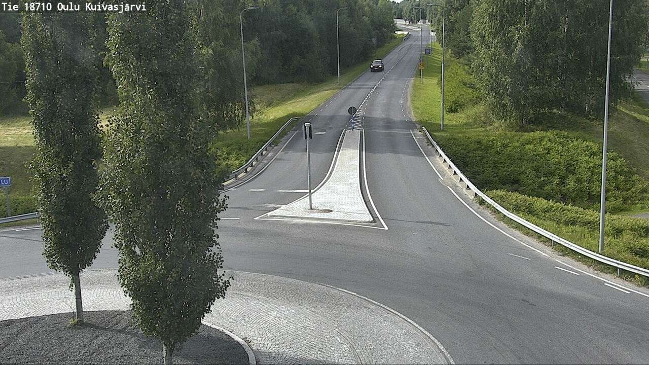 Weather Camera Image road 18710 Oulu Kuivasjärvi, Oulu, Pohjois-Pohjanmaa