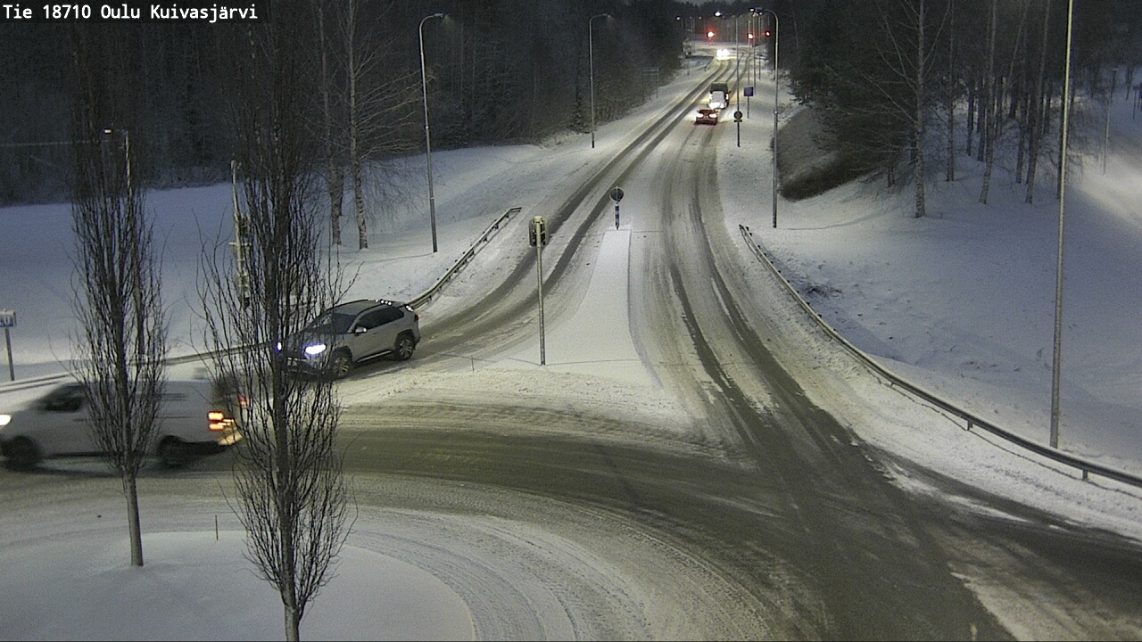 Weather Camera Image road 18710 Oulu Kuivasjärvi, Oulu, Pohjois-Pohjanmaa
