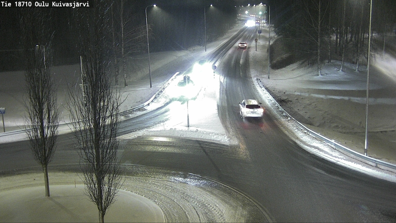 Weather Camera Image road 18710 Oulu Kuivasjärvi, Oulu, Pohjois-Pohjanmaa