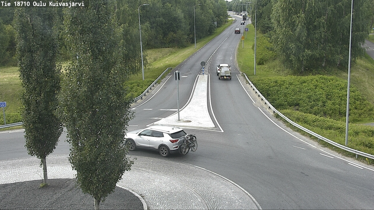 Weather Camera Image road 18710 Oulu Kuivasjärvi, Oulu, Pohjois-Pohjanmaa