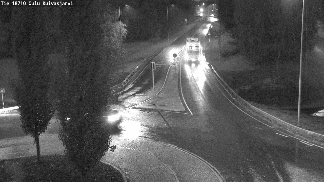 Weather Camera Image väg 18710 Oulu Kuivasjärvi, Oulu, Pohjois-Pohjanmaa