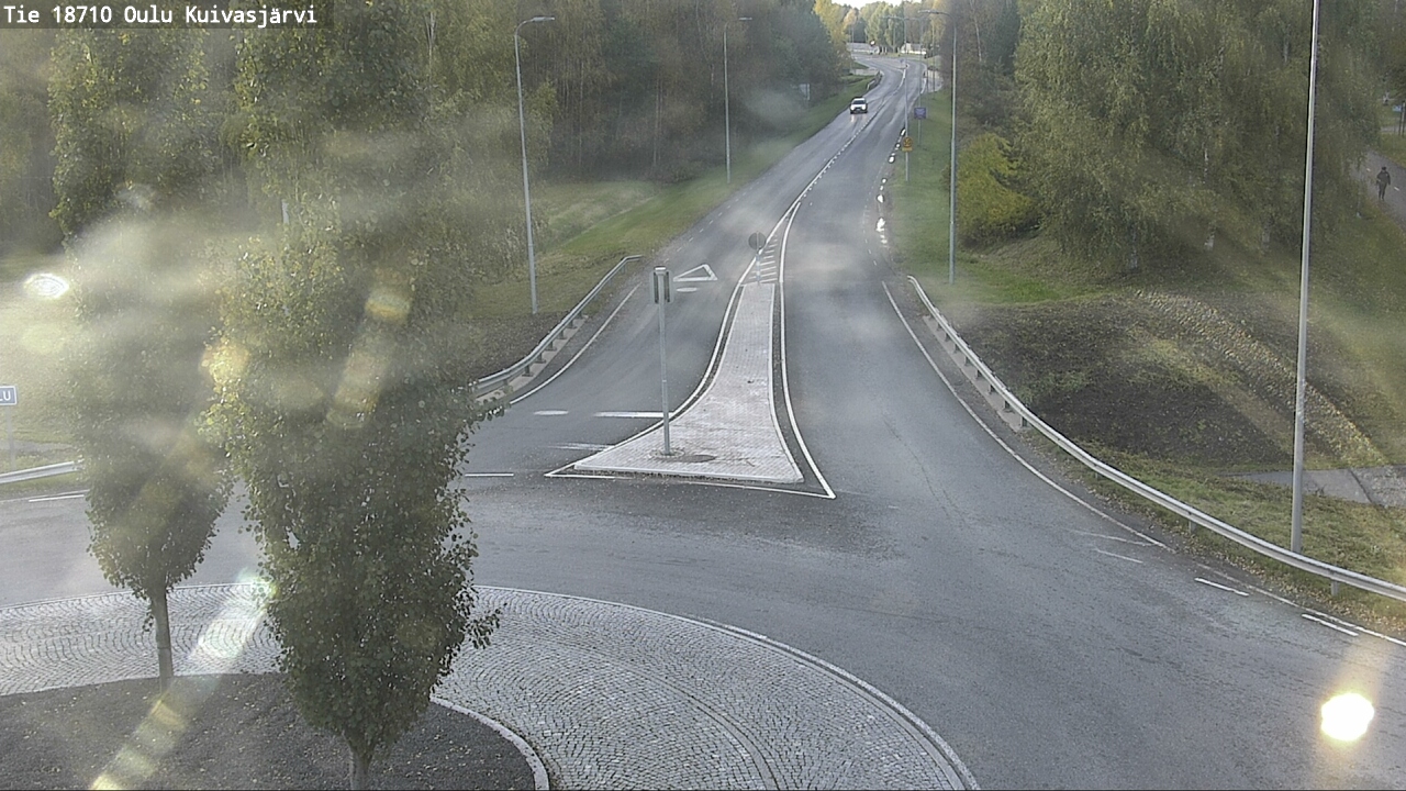 Weather Camera Image väg 18710 Oulu Kuivasjärvi, Oulu, Pohjois-Pohjanmaa