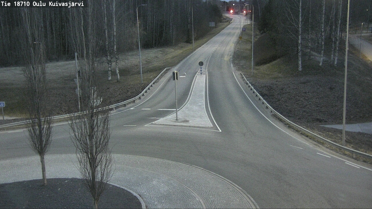 Weather Camera Image road 18710 Oulu Kuivasjärvi, Oulu, Pohjois-Pohjanmaa