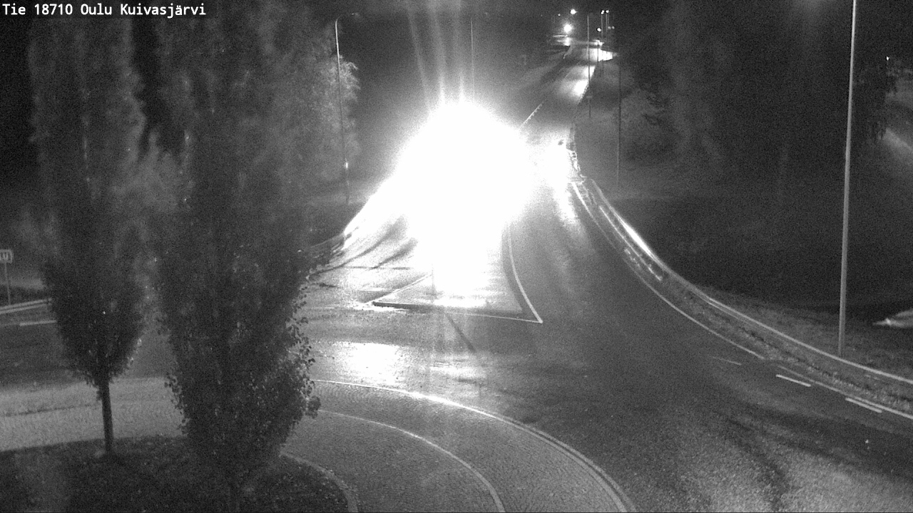 Weather Camera Image väg 18710 Oulu Kuivasjärvi, Oulu, Pohjois-Pohjanmaa