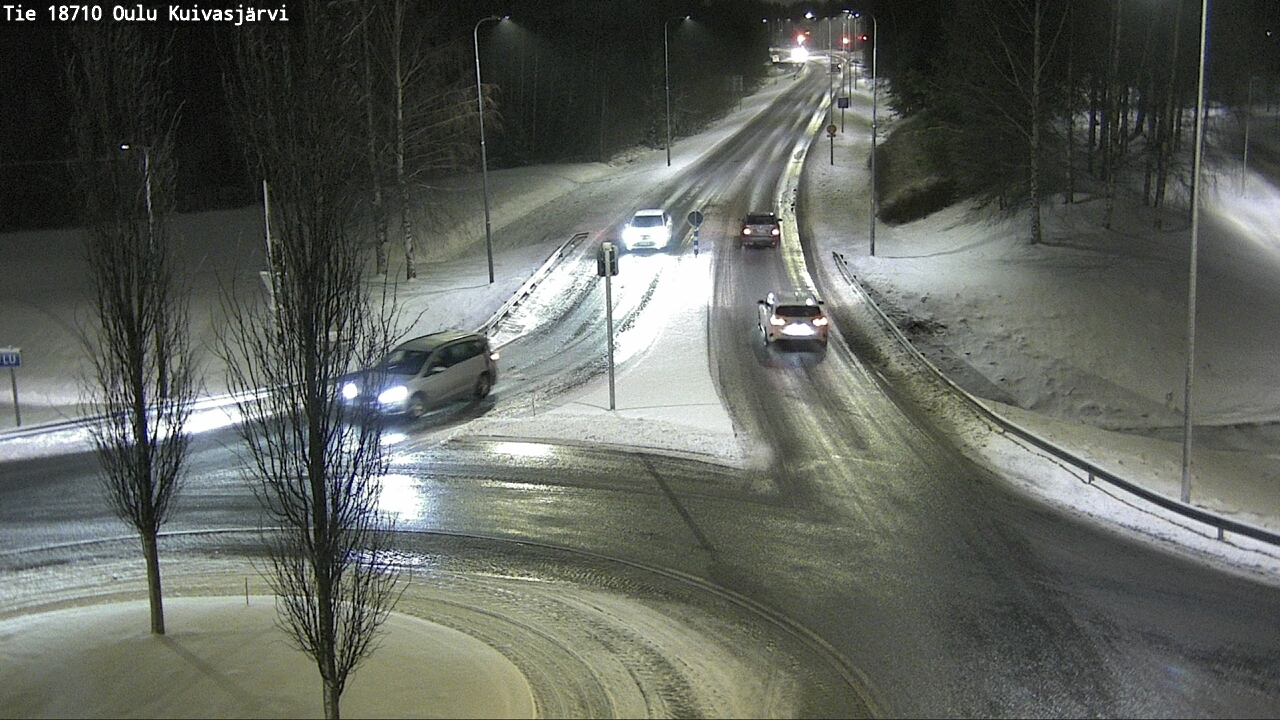 Weather Camera Image road 18710 Oulu Kuivasjärvi, Oulu, Pohjois-Pohjanmaa