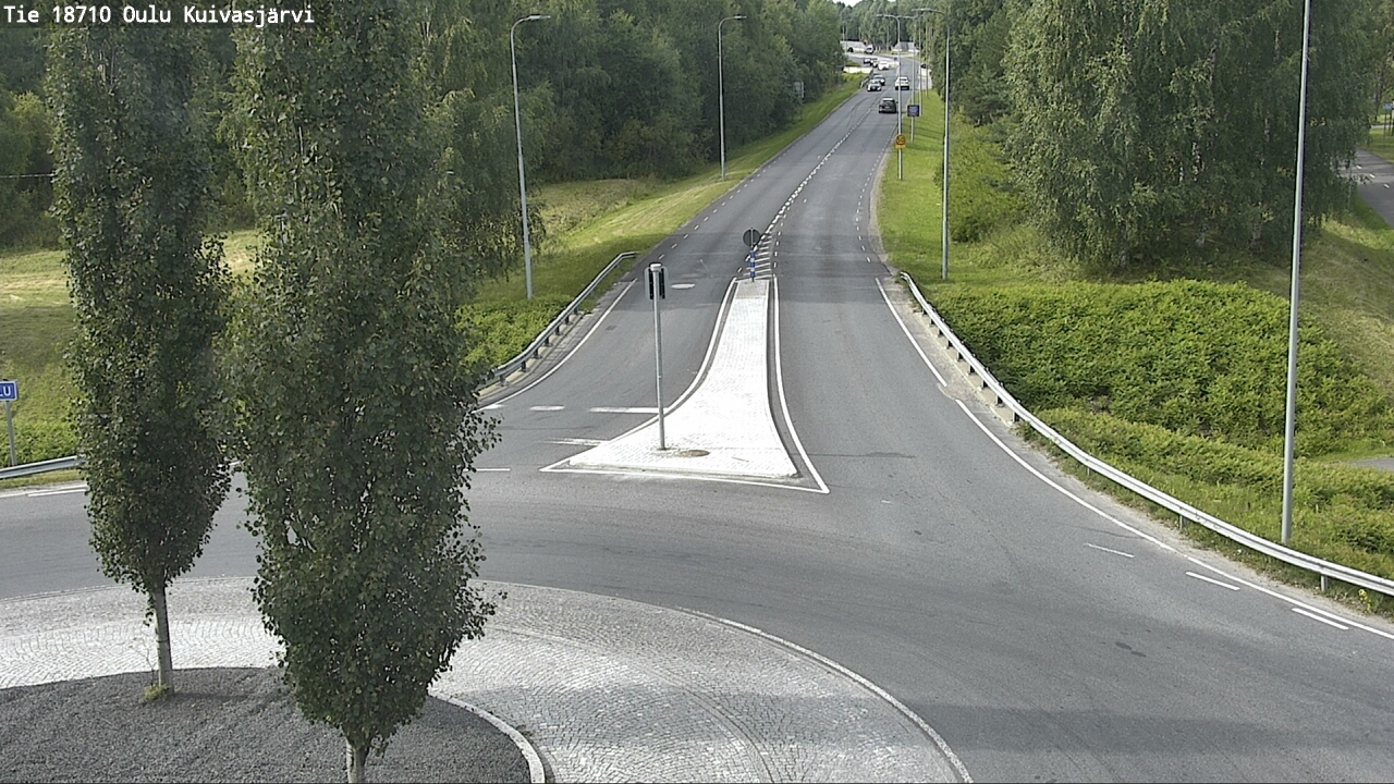 Weather Camera Image road 18710 Oulu Kuivasjärvi, Oulu, Pohjois-Pohjanmaa