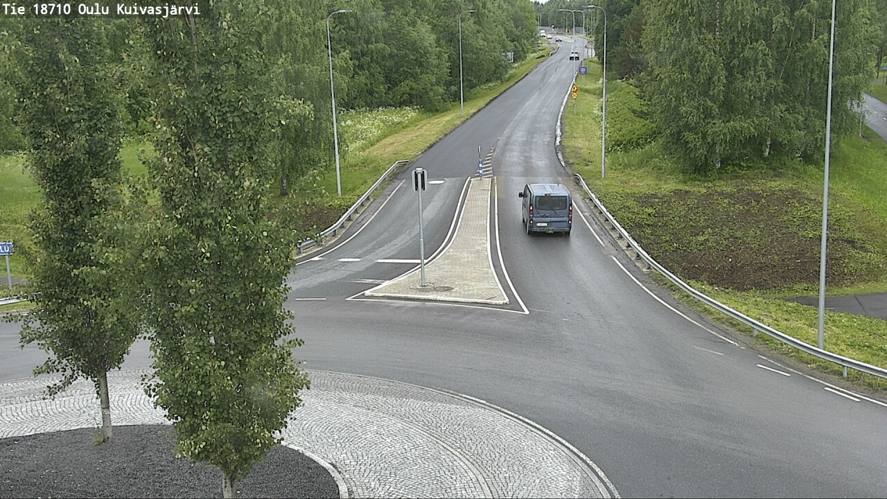 Weather Camera Image väg 18710 Oulu Kuivasjärvi, Oulu, Pohjois-Pohjanmaa