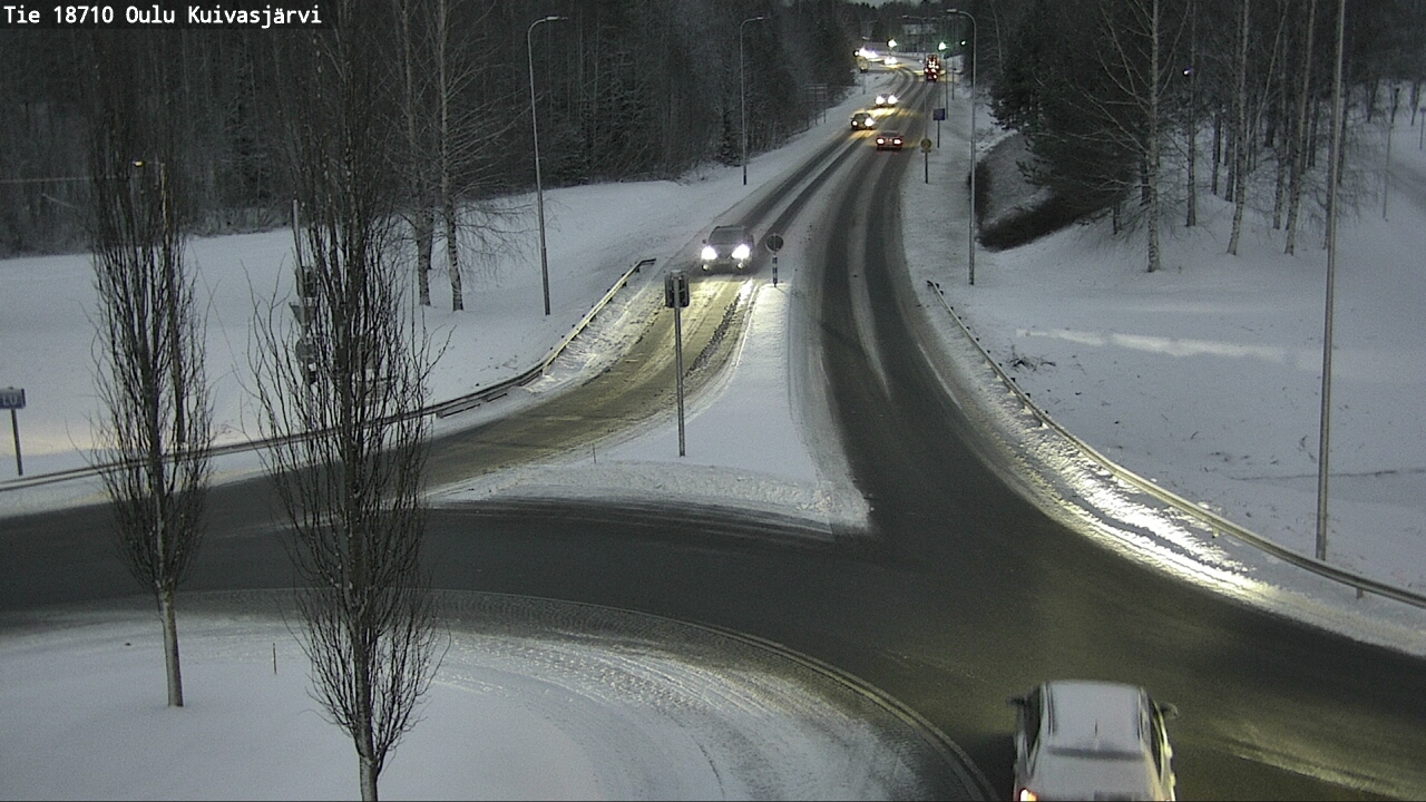 Weather Camera Image road 18710 Oulu Kuivasjärvi, Oulu, Pohjois-Pohjanmaa