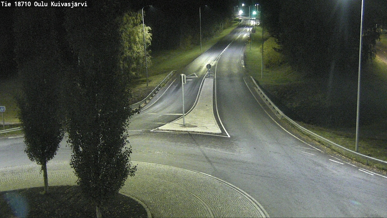 Weather Camera Image väg 18710 Oulu Kuivasjärvi, Oulu, Pohjois-Pohjanmaa
