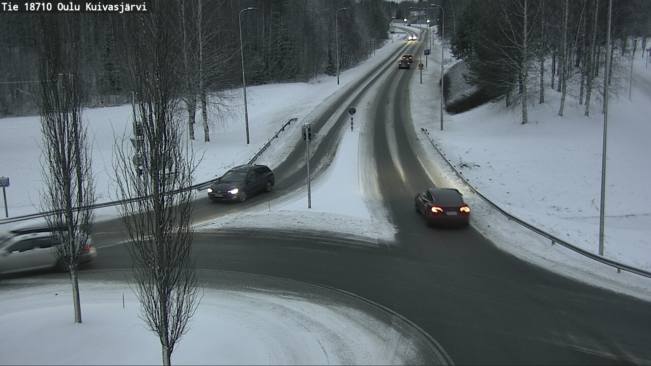 Weather Camera Image road 18710 Oulu Kuivasjärvi, Oulu, Pohjois-Pohjanmaa