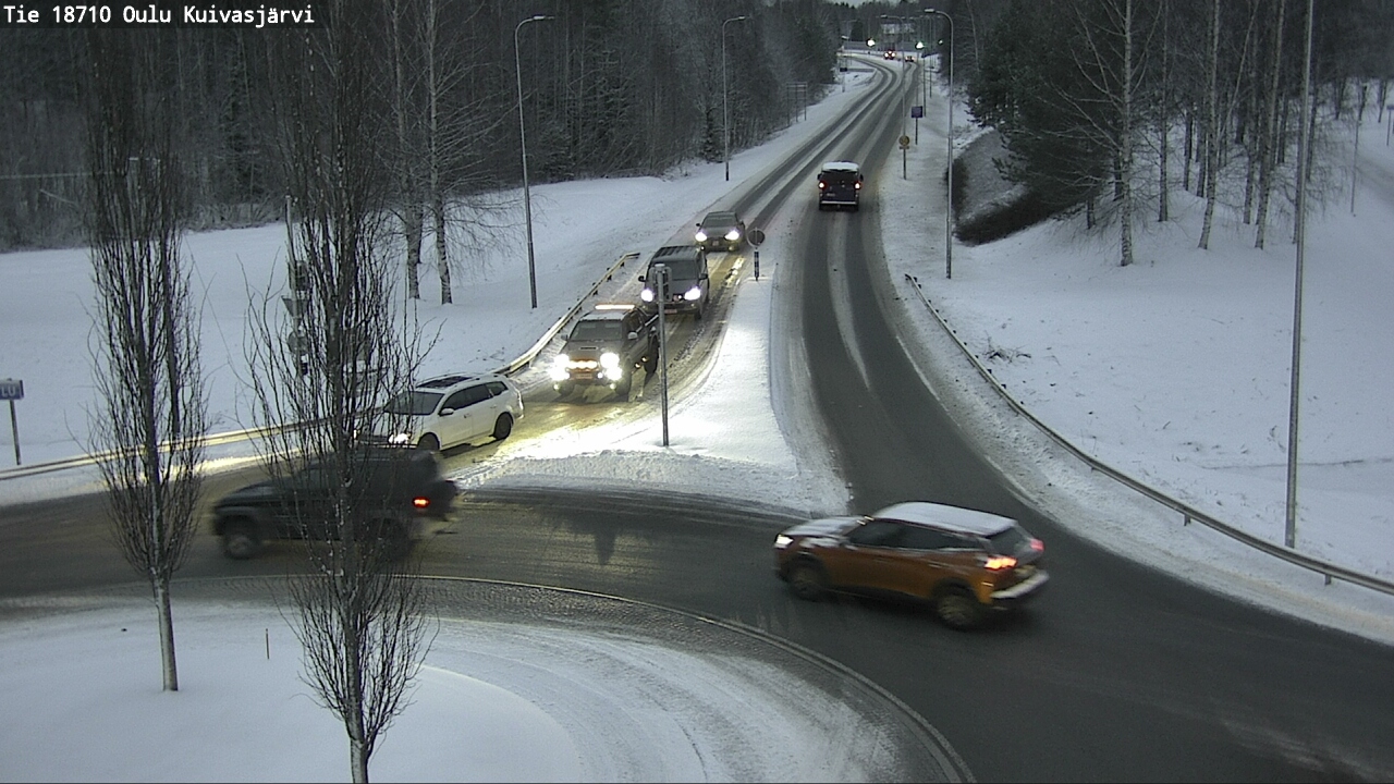 Weather Camera Image road 18710 Oulu Kuivasjärvi, Oulu, Pohjois-Pohjanmaa