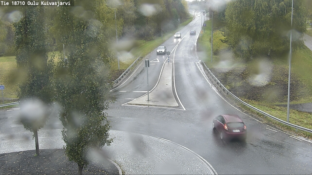 Weather Camera Image road 18710 Oulu Kuivasjärvi, Oulu, Pohjois-Pohjanmaa