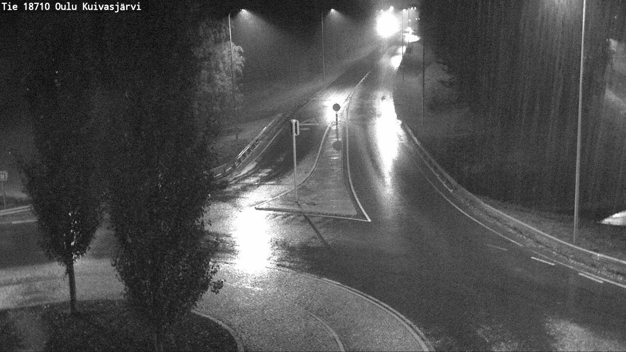 Weather Camera Image väg 18710 Oulu Kuivasjärvi, Oulu, Pohjois-Pohjanmaa