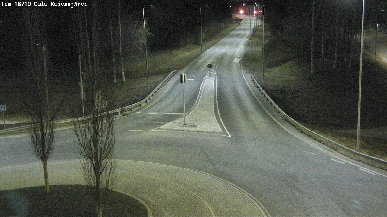 Weather Camera Image väg 18710 Oulu Kuivasjärvi, Oulu, Pohjois-Pohjanmaa
