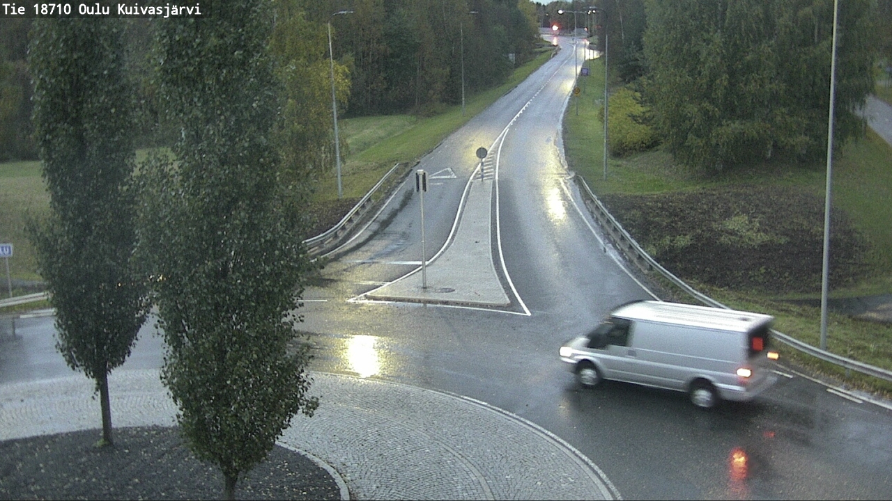 Weather Camera Image väg 18710 Oulu Kuivasjärvi, Oulu, Pohjois-Pohjanmaa