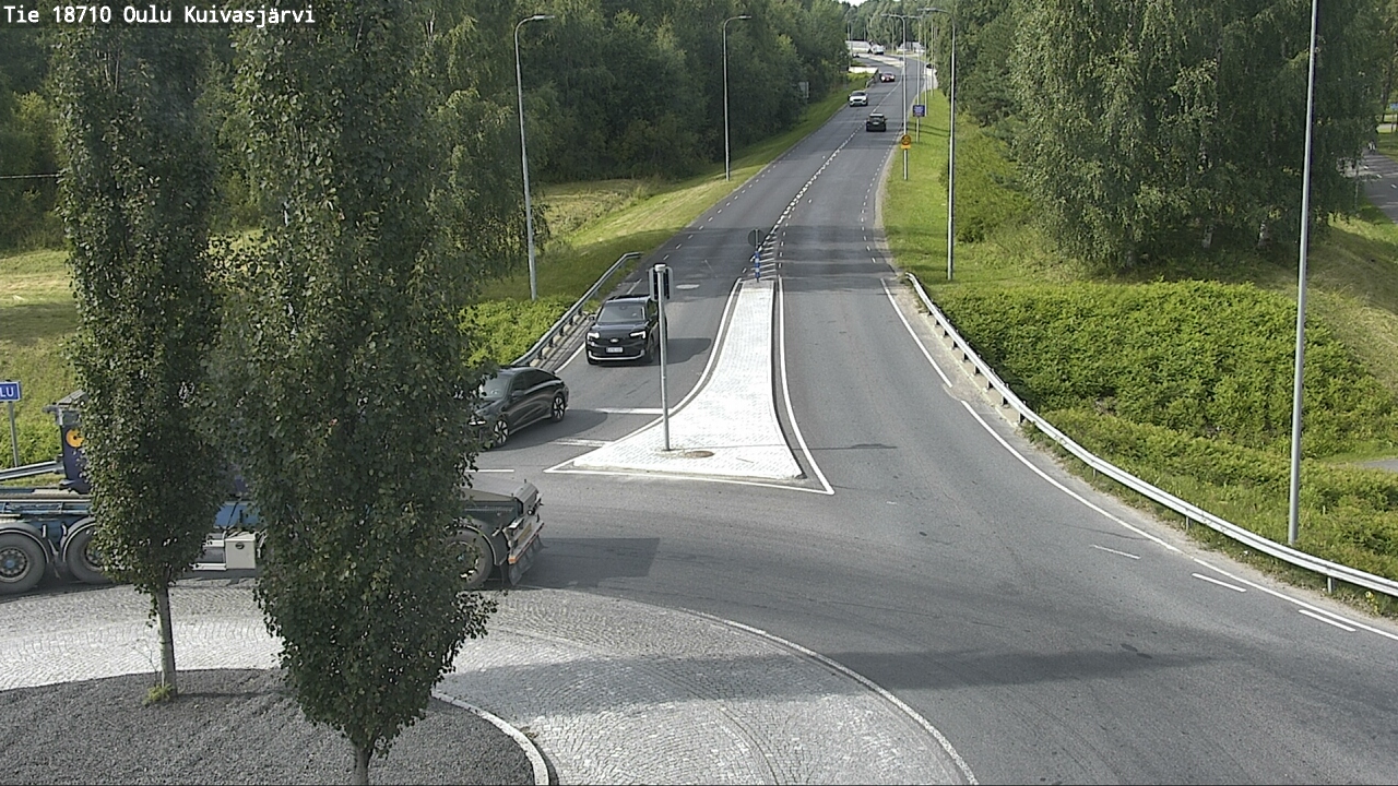 Weather Camera Image road 18710 Oulu Kuivasjärvi, Oulu, Pohjois-Pohjanmaa