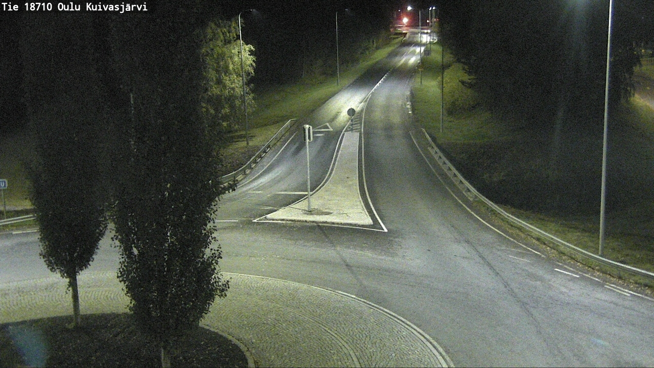 Weather Camera Image väg 18710 Oulu Kuivasjärvi, Oulu, Pohjois-Pohjanmaa