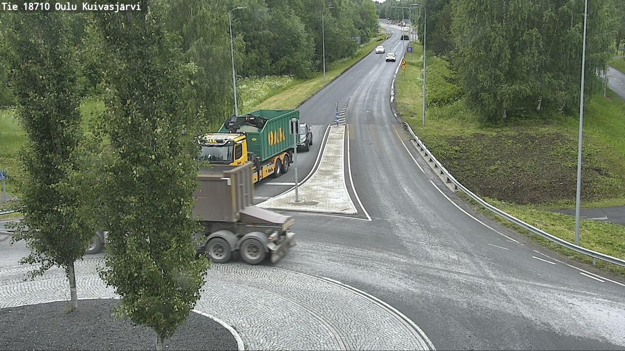 Weather Camera Image väg 18710 Oulu Kuivasjärvi, Oulu, Pohjois-Pohjanmaa