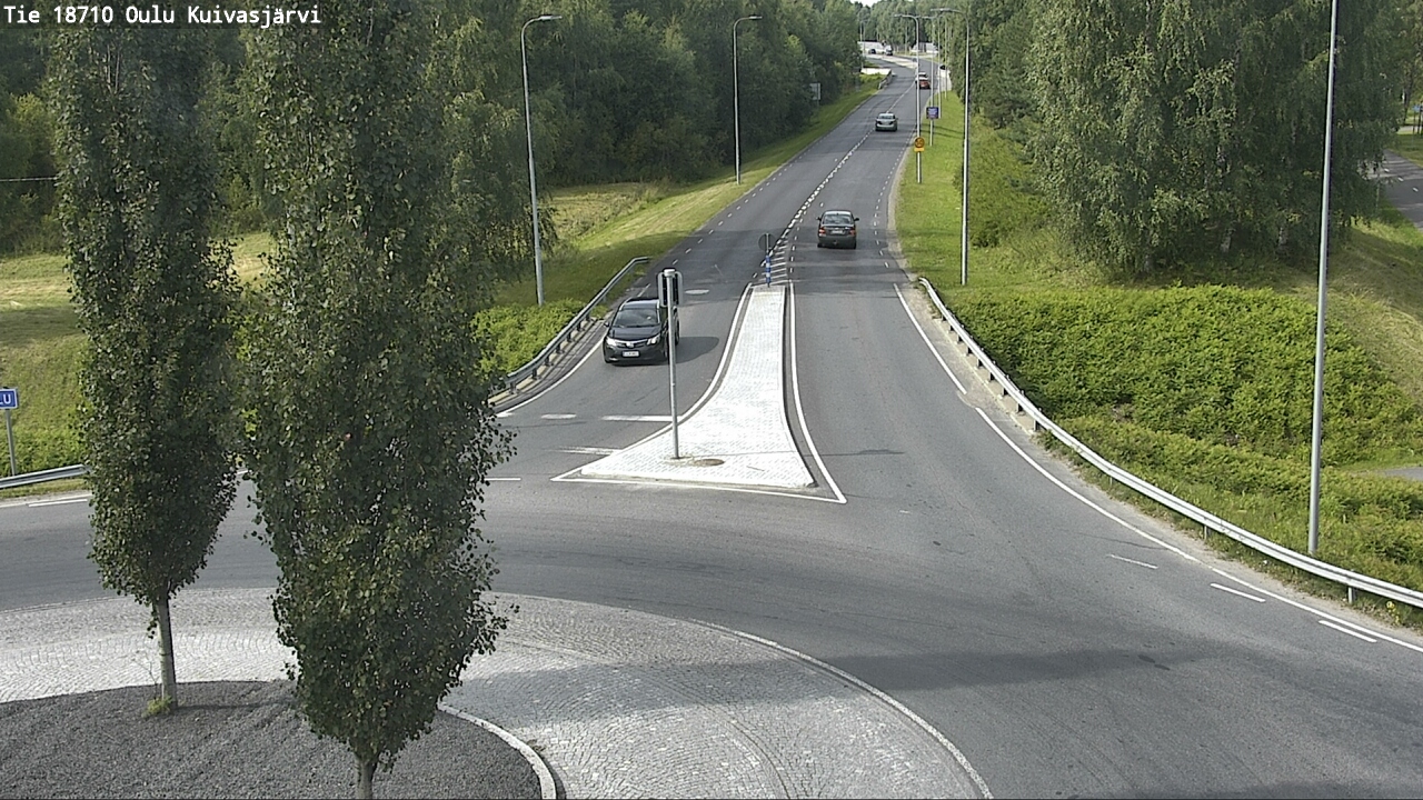 Weather Camera Image road 18710 Oulu Kuivasjärvi, Oulu, Pohjois-Pohjanmaa