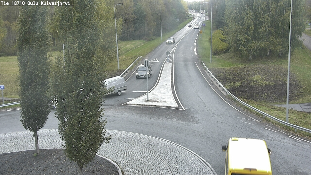 Weather Camera Image väg 18710 Oulu Kuivasjärvi, Oulu, Pohjois-Pohjanmaa