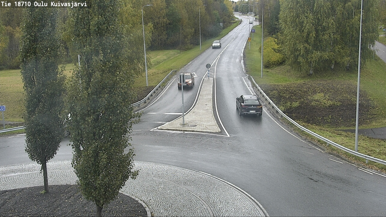Weather Camera Image väg 18710 Oulu Kuivasjärvi, Oulu, Pohjois-Pohjanmaa