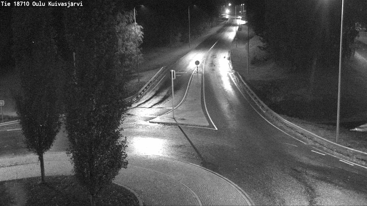 Weather Camera Image väg 18710 Oulu Kuivasjärvi, Oulu, Pohjois-Pohjanmaa