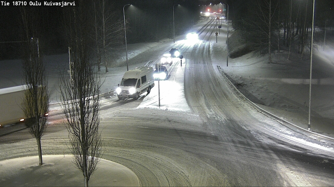 Weather Camera Image road 18710 Oulu Kuivasjärvi, Oulu, Pohjois-Pohjanmaa