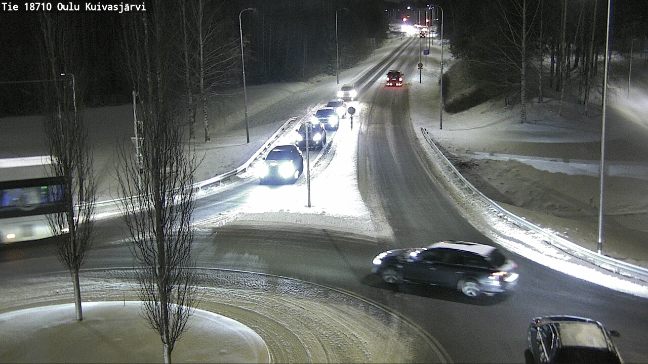 Weather Camera Image road 18710 Oulu Kuivasjärvi, Oulu, Pohjois-Pohjanmaa