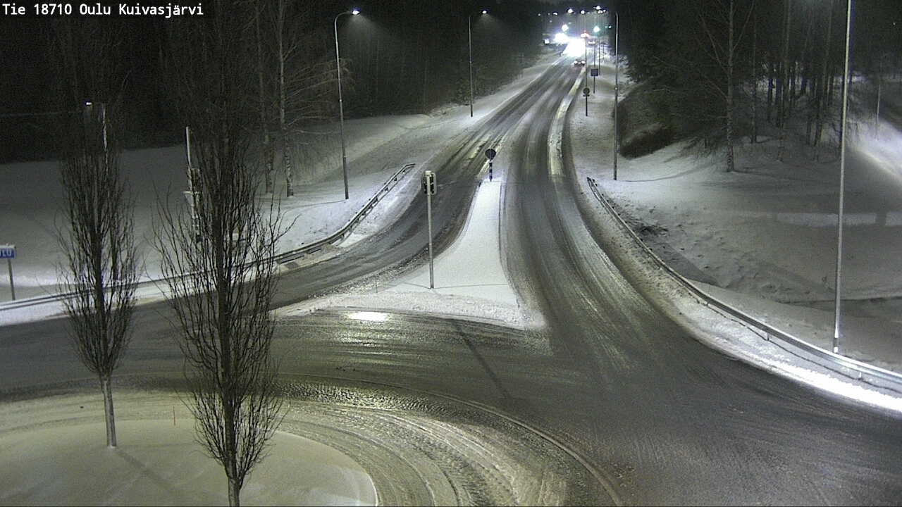 Weather Camera Image road 18710 Oulu Kuivasjärvi, Oulu, Pohjois-Pohjanmaa