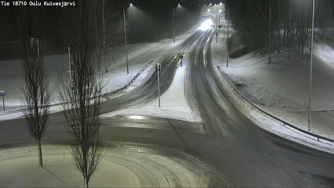 Weather Camera Image road 18710 Oulu Kuivasjärvi, Oulu, Pohjois-Pohjanmaa