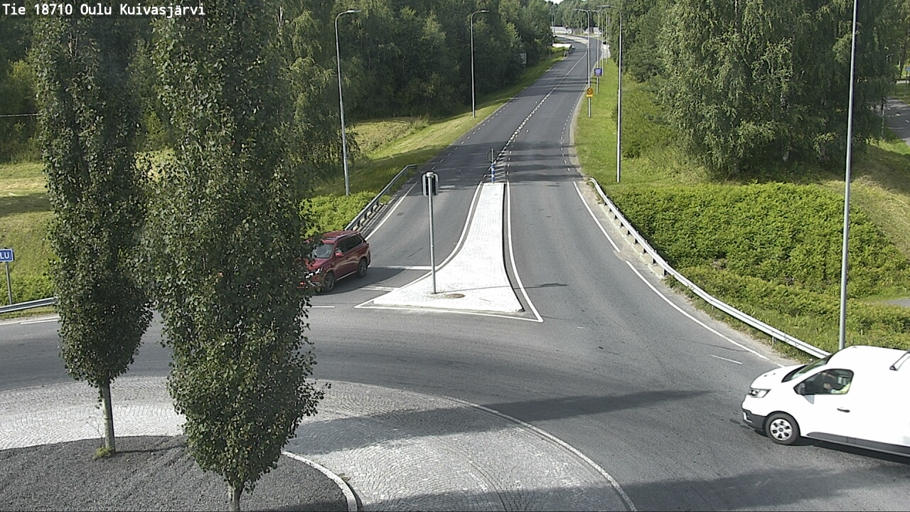 Weather Camera Image road 18710 Oulu Kuivasjärvi, Oulu, Pohjois-Pohjanmaa