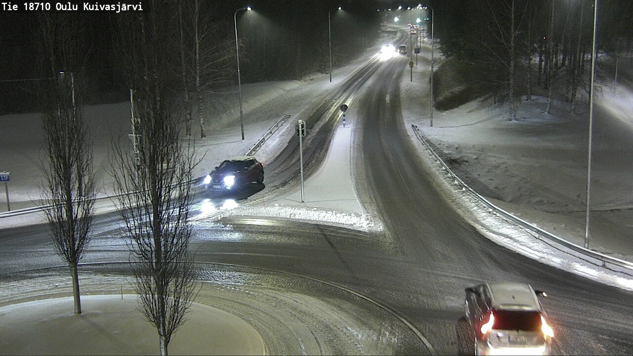 Weather Camera Image road 18710 Oulu Kuivasjärvi, Oulu, Pohjois-Pohjanmaa