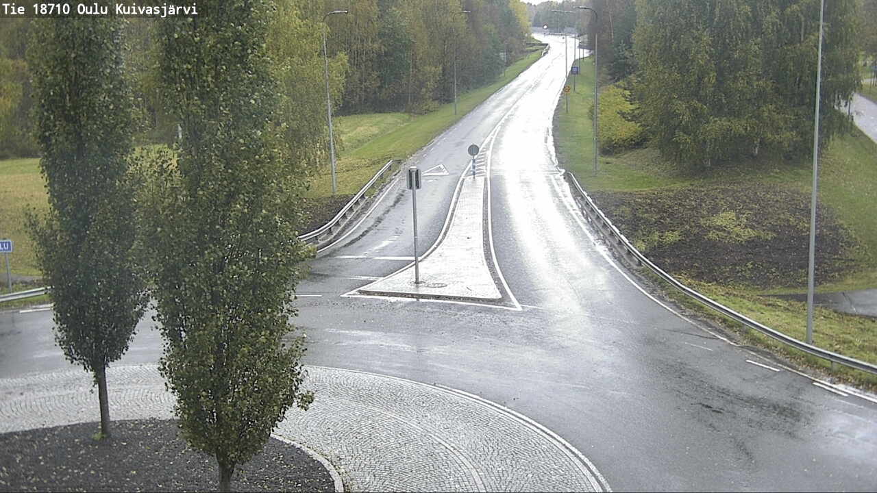 Weather Camera Image väg 18710 Oulu Kuivasjärvi, Oulu, Pohjois-Pohjanmaa