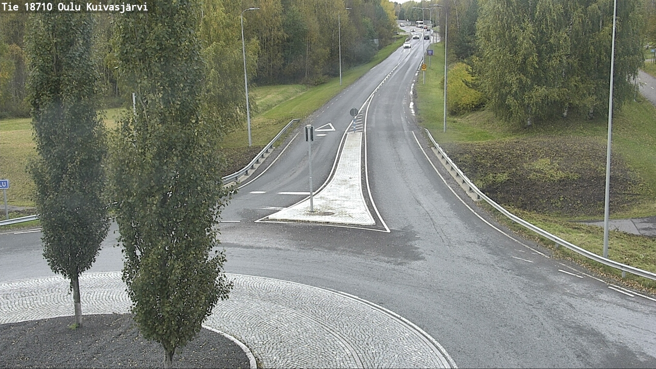 Weather Camera Image väg 18710 Oulu Kuivasjärvi, Oulu, Pohjois-Pohjanmaa