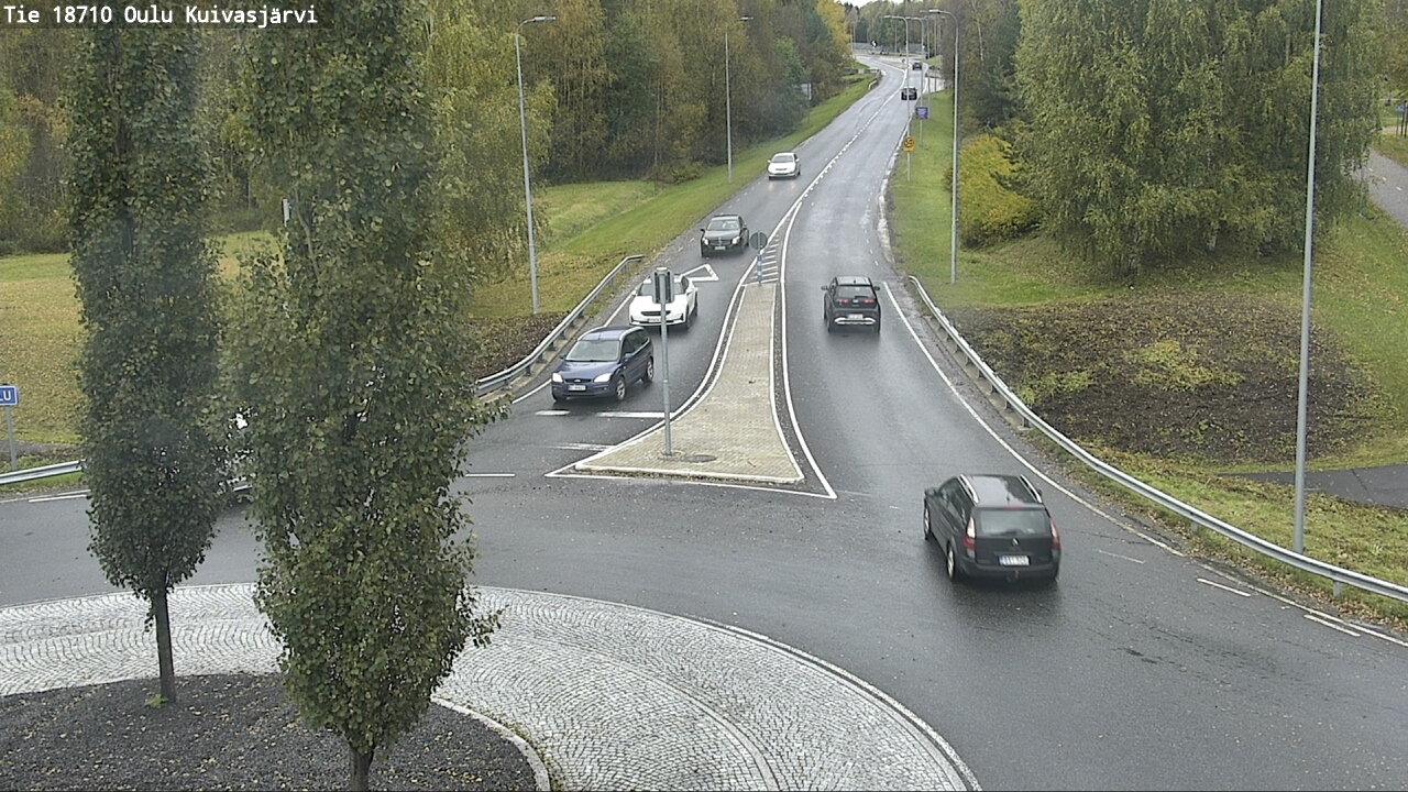 Weather Camera Image road 18710 Oulu Kuivasjärvi, Oulu, Pohjois-Pohjanmaa