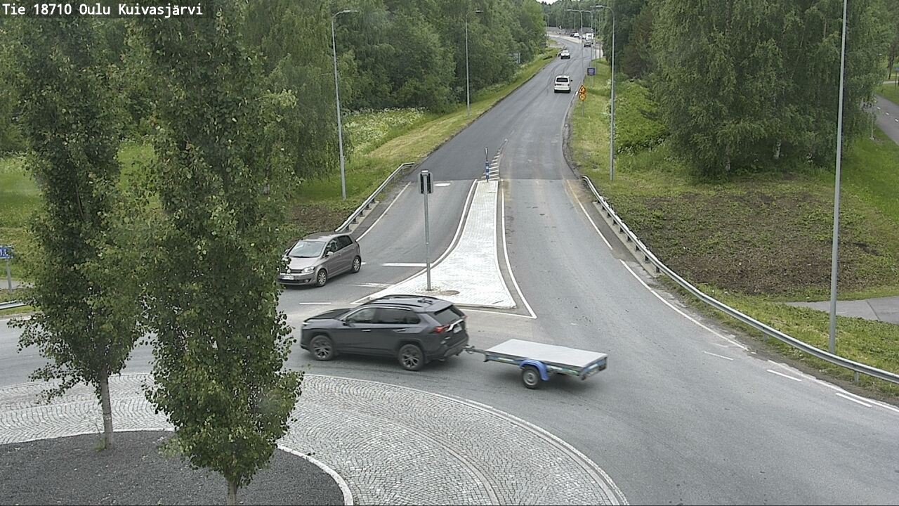 Weather Camera Image road 18710 Oulu Kuivasjärvi, Oulu, Pohjois-Pohjanmaa