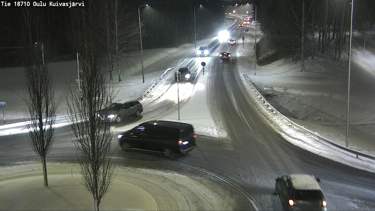 Weather Camera Image road 18710 Oulu Kuivasjärvi, Oulu, Pohjois-Pohjanmaa