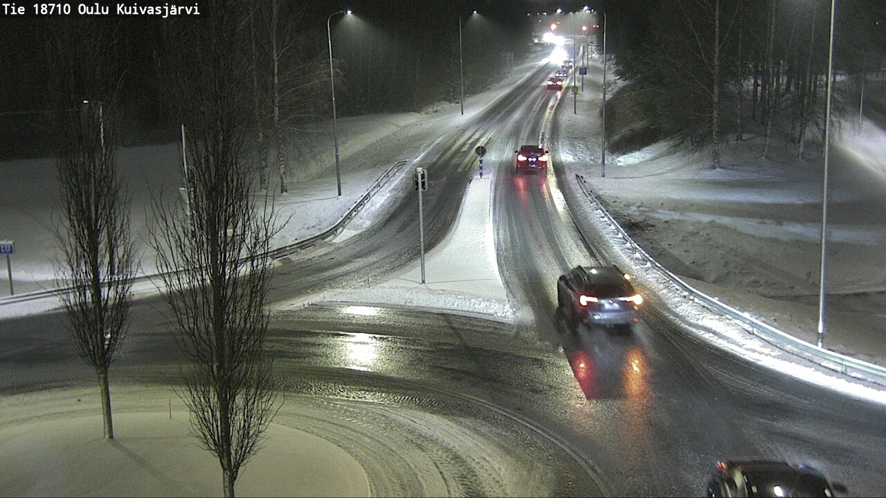 Weather Camera Image road 18710 Oulu Kuivasjärvi, Oulu, Pohjois-Pohjanmaa